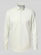 Koszule męskie - Koszula biznesowa o kroju regular fit z kołnierzykiem typu kent - miniaturka - grafika 1