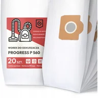 Worki do odkurzaczy - 20x Worek do Odkurzacza Progress P 560 Syntetyczny Pojemny Odporny Worki - miniaturka - grafika 1