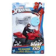 Figurki dla dzieci - Hasbro Figurka Spider-Man Blast Milles Morales - miniaturka - grafika 1