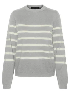 Vero Moda Sweter w kolorze szarym - Swetry damskie - miniaturka - grafika 1