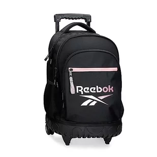 Reebok Beverly Plecak Compact 2 Koła Czarny 32x43x21 cms 28,9L Poliester, czarny, Talla única, Kompaktowy plecak 2 koła - Plecaki - miniaturka - grafika 1