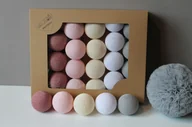 Pozostałe oświetlenie - Cotton Balls, Lampki, Pink Dream 20 szt. - miniaturka - grafika 1