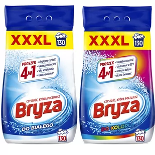 Bryza 4w1 Proszek do prania białego 8,45kg i do koloru 8,45kg - Środki do prania - miniaturka - grafika 1