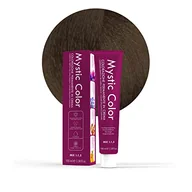 Farby do włosów i szampony koloryzujące - Mystic Color - Intensywny jasnobrązowy kolor 5.0 - Farba do włosów - Profesjonalna koloryzacja kremowa długotrwała - z hydrolizowaną keratyną, olejkiem arganowym i nagietkiem - 100 ml - miniaturka - grafika 1