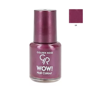Golden Rose Wow Nail Color, lakier do paznokci 64, 6 ml - Lakiery do paznokci - miniaturka - grafika 1