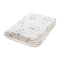 Koce i narzuty dla dzieci - Kocyk Średniaka Light bawełna - minky 75x100 cm Gąski - miniaturka - grafika 1