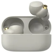 Słuchawki - Sony WF-1000XM4 Srebrne - miniaturka - grafika 1