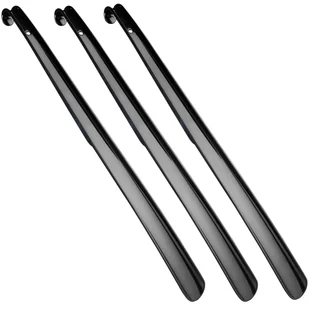 3x Długa plastikowa łyżka do butów coccine czarna 60 cm - Akcesoria podróżnicze - miniaturka - grafika 1