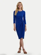 Sukienki - LAUREN RALPH LAUREN Sukienka codzienna 250957709001 Niebieski Regular Fit - miniaturka - grafika 1