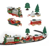 Ozdoby bożonarodzeniowe - Kolejka świąteczna 22 elementy - miniaturka - grafika 1