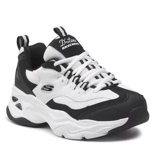 SKECHERS Sneakersy Fresh Diva 149492/BKW Black/White - Sneakersy damskie - miniaturka - grafika 1