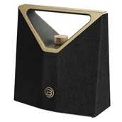 Głośniki przenośne - BUGANI Brief Plus - black+gold - Przenośny głośnik Bluetooth +6 sklepów - przyjdź przetestuj lub zamów online+ - miniaturka - grafika 1