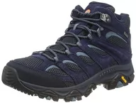 Buty trekkingowe męskie - Merrell Męskie buty trekkingowe Moab 3 Mid GTX, granatowy, 43.5 EU - miniaturka - grafika 1