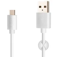 Kable USB - Fixed Kabel USB/USB-C 1m 452876) Biały - miniaturka - grafika 1