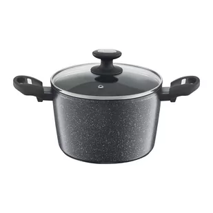 Garnek wysoki z pokrywką Steel Grey 24 cm AMBITION - Garnki - miniaturka - grafika 1