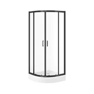 Kabiny prysznicowe - Kabina prysznicowa z brodzikiem Arsena 80 x 80 Cersanit - miniaturka - grafika 1