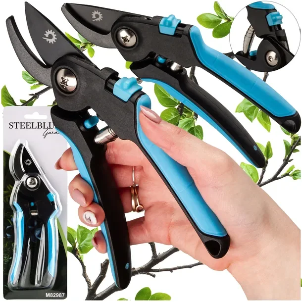 Sekator Do Świeżych Gałęzi Nożycowy Jednoręczny Ogrodowy Ostry Ogrodniczy