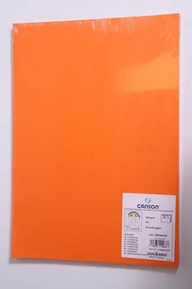 Szkolne artykuły papiernicze - Canson Karton Iris A3 185g 50ark 08-jasnopomarańczowy 200040187) - grafika 1