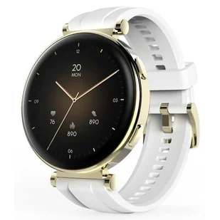 HAMA 7000 GPS Amoled Biało-złoty - Smartwatch - miniaturka - grafika 1