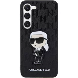 Karl Lagerfeld KLHCS23MSAKLHKPK S23+ S916 hardcase czarny/black Saffiano Monogram Ikonik - Etui i futerały do telefonów - miniaturka - grafika 3