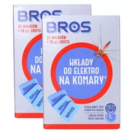 Zwalczanie i odstraszanie szkodników - 2X Bros Wkłady Płytki Do Elektro Na Komary 20Szt - miniaturka - grafika 1