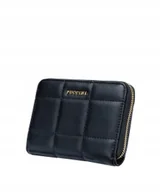 Portfele - Portfel Damski Pikowany Średni Na Karty PUCCINI Czarny BLP833A 1 - miniaturka - grafika 1