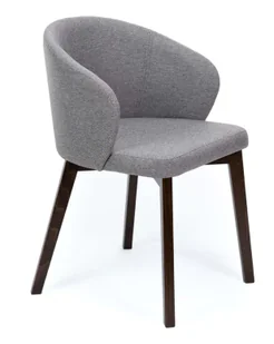 Drewniane szare tapicerowane krzesło - Bentrix 7X - Krzesła Drewniane szare tapicerowane krzesło - Bentrix 7X - Krzesła - miniaturka - grafika 1