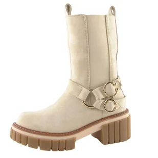 Kozaki damskie na platformie EVENTO ocieplane - Kozaki damskie - miniaturka - grafika 1