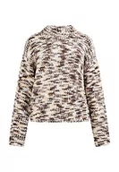 Swetry damskie - LIBBI Damski sweter z dzianiny 12425320-LI01, brązowy, wielokolorowy, XL/XXL, Brązowy, wielokolorowy., XL-XXL - miniaturka - grafika 1