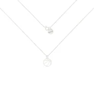 Naszyjniki - Srebrny naszyjnik z piłką do koszykówki 40 cm - miniaturka - grafika 1