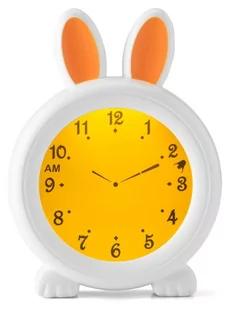 Lampka nocna z budzikiem, trener snu Alecto BC100BUNNY - Wyposażenie pokoiku dziecięcego Lampka nocna z budzikiem, trener snu Alecto BC100BUNNY - Wyposażenie pokoiku dziecięcego - miniaturka - grafika 1