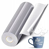 Meble modułowe i akcesoria - Folia winylowa samoprzylepna wodoodporna w rolce szara 30,5cm 1,52m - miniaturka - grafika 1