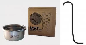 Precyzyjny filtr ze stali nierdzewnej do espresso VST 25 gram - gładki (bez wypustki z boku) - Pozostałe akcesoria kuchenne - miniaturka - grafika 1