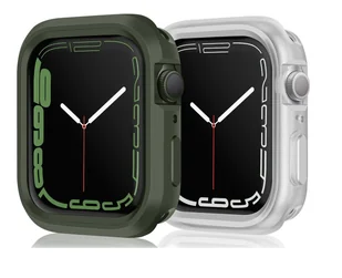 2x ETUI APPLE IWATCH SERII 9/8/7/6/5/4 44mm 45mm ZIELONE PRZEZROCZYSTE - Akcesoria do smartwatchy - miniaturka - grafika 1