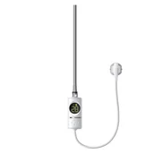 Grzejniki łazienkowe - Element grzejny 600W biały z termostatem i ekranem LCD ML-Design - miniaturka - grafika 1