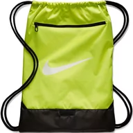 Plecaki worki - Nike, Worek na buty, Brasilia 9.0 BA5953 702, limonkowy, 50x32 cm - miniaturka - grafika 1