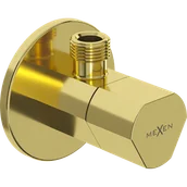 Zawory i kraniki - Mexen T zawór kątowy do baterii 1/2"x3/8", złoty - 79973-50 - miniaturka - grafika 1
