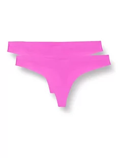 PUMA Damskie bezszwowe stringi majtki (2 sztuki), Głęboka orchidea, XS - Majtki damskie - miniaturka - grafika 1