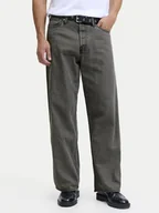 Spodnie męskie - Jack&Jones Jeansy Dave Original 12290242 Szary Baggy Fit - miniaturka - grafika 1