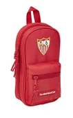 Kosmetyczki, organizery i kuferki - Kosmetyczka z 4 piórami, oficjalny licencjonowany produkt firmy Sevilla FC, 120 x 50 x 230 mm. - miniaturka - grafika 1