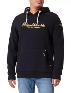 acalmar Męska bluza z kapturem 36613759-AC01, czarna, XXL, czarny, XXL - Bluzy męskie - miniaturka - grafika 1