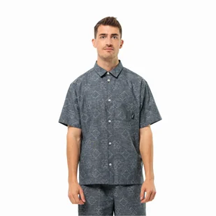 Męska koszula Jack Wolfskin KARANA SHIRT M night blue - M - Koszule męskie - miniaturka - grafika 1