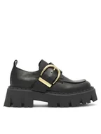 Półbuty damskie - Badura Loafersy CECILE-24SS300 Czarny - miniaturka - grafika 1