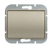 Gniazdka elektryczne - Abex Gniazdo bryzgoszczelne z/u ONYX - satyna - miniaturka - grafika 1