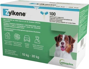 VETOQUINOL Zylkene - Na stres 225mg - Suplementy i witaminy dla psów - miniaturka - grafika 1