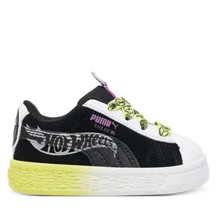 Sneakersy Puma Suede XL Hot Wheels AC Inf 401403 01 Czarny - Buty dla chłopców - miniaturka - grafika 1