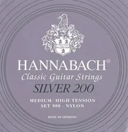 Struny gitarowe  - Hannabach 652668 Klassikgitarrensaiten Serie 900 Medium/High Tension Silver 200-3er Bass 652668 - miniaturka - grafika 1