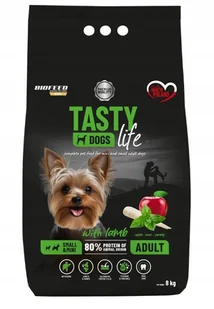 BIOFEED TASTY DOGS LIFE ADULT SMALL WITH LAMB 8KG - Sucha karma dla psów - miniaturka - grafika 1