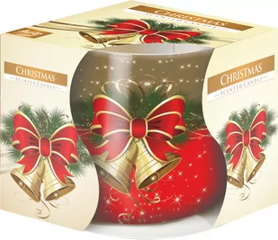 Bispol świeca zapachowa w szkle Boże Narodzenie - Oświetlenie świąteczne - miniaturka - grafika 1