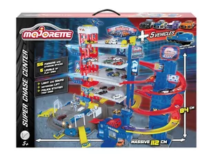 Majorette, Super centrum pościgu - Tory, garaże, parkingi - miniaturka - grafika 1